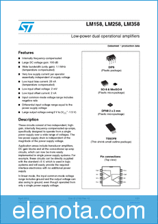 STMicroelectronics 511-LM358N datasheet