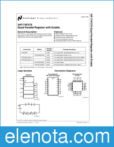 National Semiconductor 54F379 datasheet