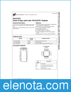 National Semiconductor 54FCT573 datasheet