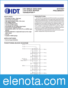 IDT 5T907 datasheet