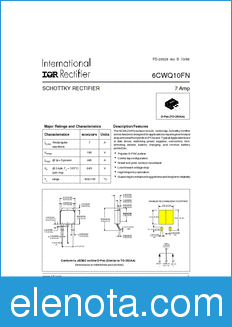International Rectifier 6CWQ10FN datasheet