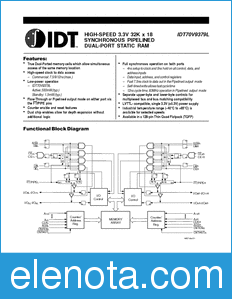 IDT 70V9379 datasheet