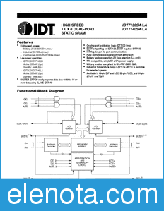 IDT 7140 datasheet