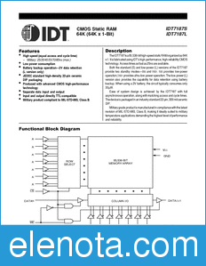 IDT 7187L datasheet