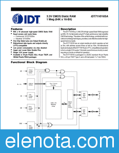 IDT 71V016SA datasheet