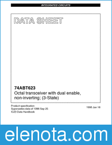 Philips 74ABT623 datasheet