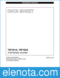 Philips 74F161A datasheet