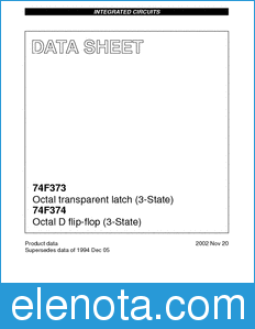 Philips 74F373 datasheet