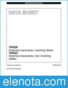 Philips 74F620 datasheet