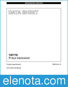 Philips 74F776 datasheet
