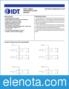 IDT 74FCT162344T datasheet