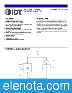 IDT 74FCT162701T datasheet