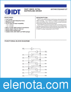 IDT 74FCT2244T datasheet