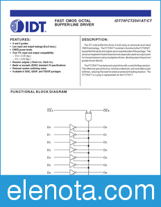IDT 74FCT2541T datasheet