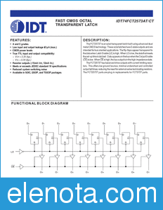 IDT 74FCT2573T datasheet