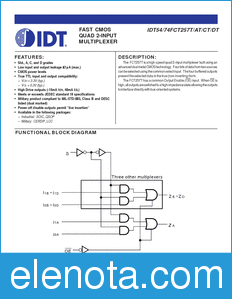 IDT 74FCT257T datasheet