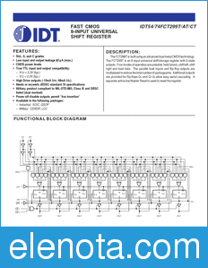 IDT 74FCT299T datasheet