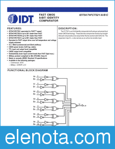 IDT 74FCT521 datasheet