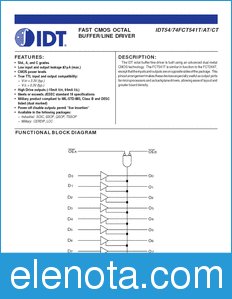IDT 74FCT541T datasheet