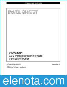 Philips 74LVC1284 datasheet