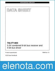 Philips 74LVT1403 datasheet