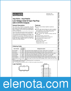 Fairchild 74LVTH374 datasheet