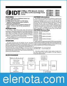 IDT 7M924SM datasheet