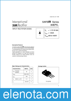 International Rectifier 80EPS.. datasheet