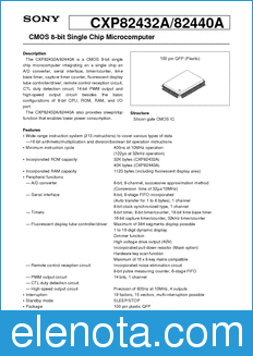 Sony Semiconductor 82440A datasheet