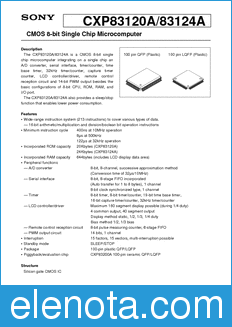 Sony Semiconductor 83124A datasheet