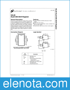 National Semiconductor 93L28 datasheet