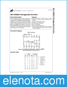 National Semiconductor 9601 datasheet