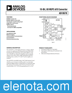 Analog Devices AD10678 datasheet