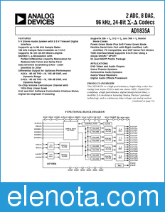 Analog Devices AD1835A datasheet