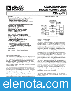 Analog Devices AD20MSP415 datasheet