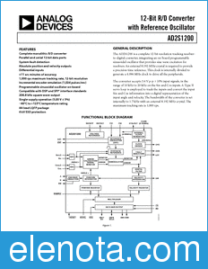 Analog Devices AD2S1200 datasheet