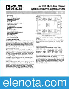 Analog Devices AD2S44 datasheet