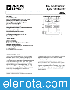 Analog Devices AD5162 datasheet