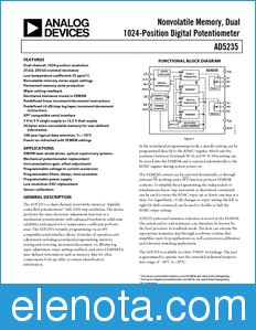Analog Devices AD5235 datasheet