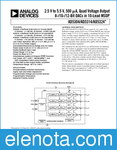 Analog Devices AD5304 datasheet