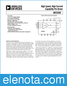 Analog Devices AD53500 datasheet