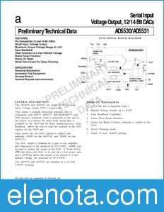 Analog Devices AD5531 datasheet