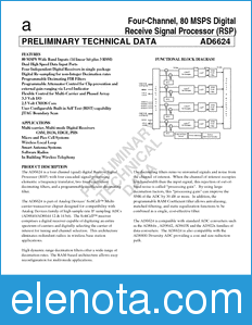 Analog Devices AD6624 datasheet