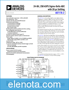 Analog Devices AD7176-2 datasheet