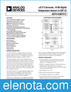 Analog Devices AD7414 datasheet