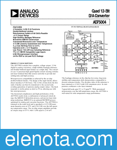 Analog Devices AD75004 datasheet