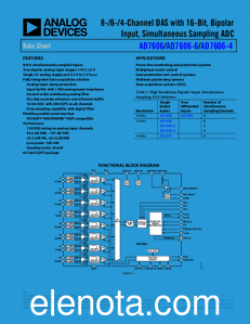 Analog Devices AD7606-6 datasheet