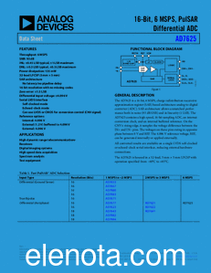 Analog Devices AD7625 datasheet