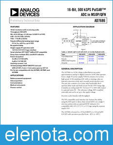Analog Devices AD7686 datasheet
