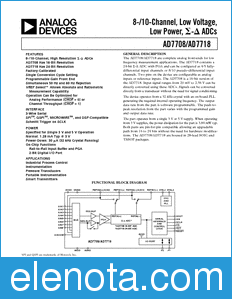 Analog Devices AD7708 datasheet